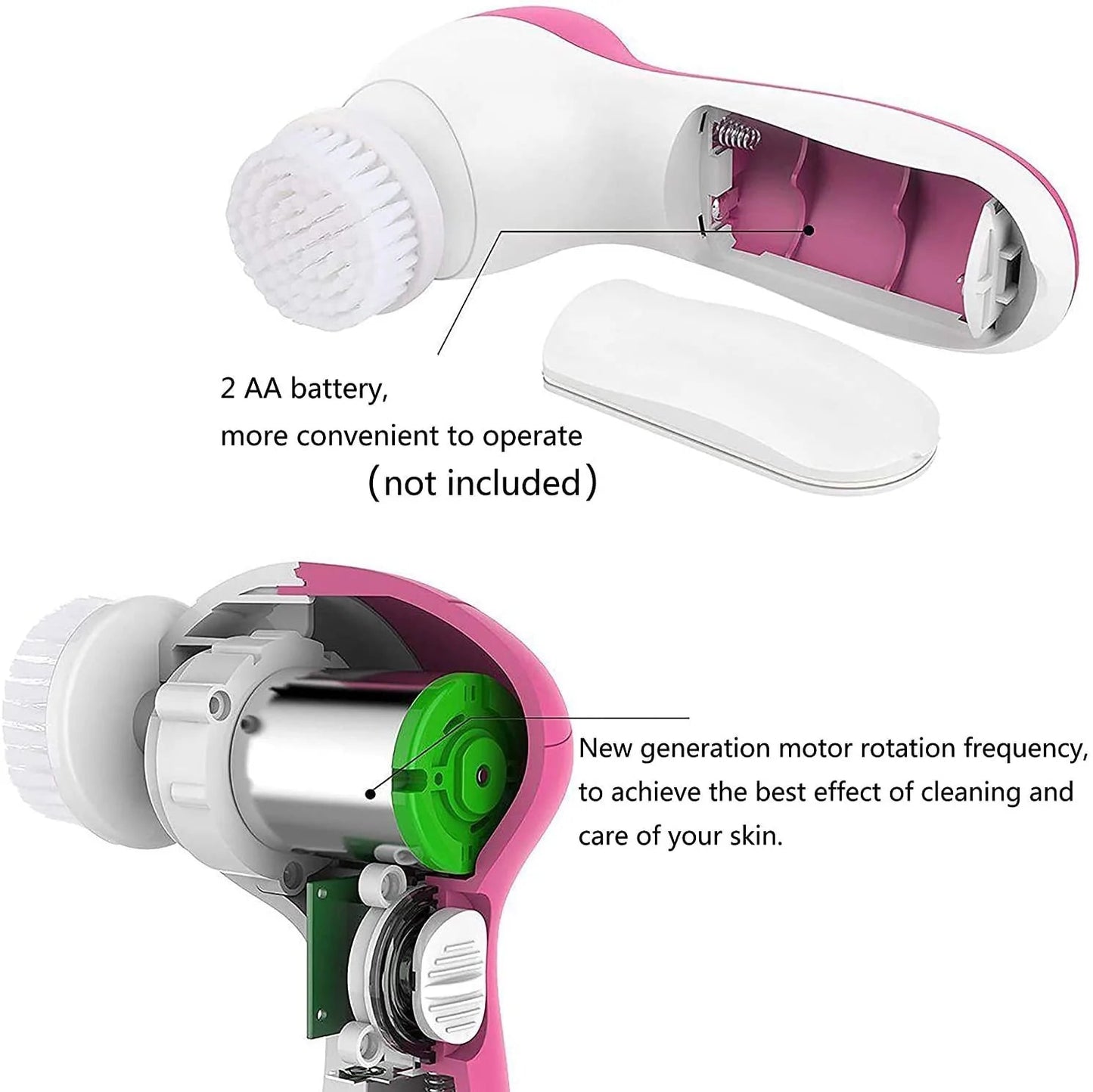 5 in 1 Face Massager Facial Cleanser