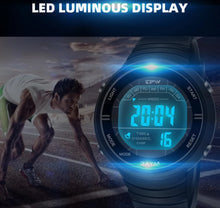 Power Brand Sports Wrist Watch - (Water Resistant)